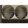 Image 2 : 2 SILVER PLATED 1 OZ. PF UNDERWATER WORLD