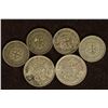 Image 1 : 5-GREAT BRITAIN SILVER COINS: 1937, 2-1940 & 1943