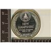 Image 2 : .51 OZ. STERLING SILVER PROOF "NEW HAMPSHIRE"