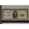 Image 1 : 1929 US $5 NATIONAL CURRENCY OF LA SALLE, IL AU