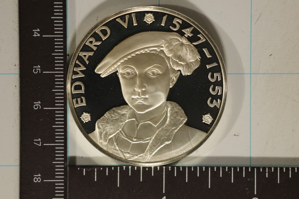 39 Grams 39 GRAM STERLING SILVER PF EDWARD VI 1547-1533