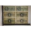 Image 1 : 6 GREECE BILLS:2-1944 FIVE HUNDRED DRACHMAI &