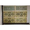 Image 2 : 6 GREECE BILLS:2-1944 FIVE HUNDRED DRACHMAI &