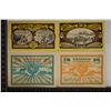 Image 2 : 4-1921 GERMAN CRISP UNC NOTGELDS: 1-25 PFENNING &