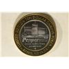 Image 2 : CASINO $10 SILVER TOKEN (UNC) PEPPERMILL HOTEL