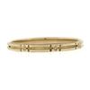 Image 4 : Antique 14k Yellow Gold Detailed Engraved Floral Work Eternity Stack Band Ring