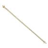 Image 3 : Classic 18K Yellow Gold 7.50 ctw Round Brilliant Cut Diamond Line Tennis Bracele