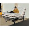 Image 2 : COMFORT-N-MOTION ADJUSTABLE QUEEN BED FRAME WITH BEDS BY DESIGN MATTRESS! WORKS GREAT!