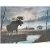Image 8 : "MOOSE COUNTRY" LES KOUBA PRINT - SIGNED AND NUMBERED!