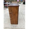 Image 8 : PRIMITIVE CABINET WITH SIDE TABLE