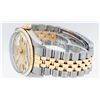 Image 7 : Rolex Mens 2 Tone Champagne Index 36MM 14K Yellow Gold & Steel Datejust Wristwat