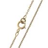 Image 1 : Antique 14k Gold 0.03 ctw Buttercup Diamond Circle Scroll Pendant w/ 18" Chain