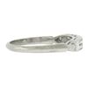 Image 4 : Antique Palladium 0.2 ctw Baguette & Single Cut Diamond Stackable Band Ring