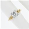 Image 6 : Vintage 14k Gold & Platinum 0.82 ctw G VS Diamond Solitaire Wheat Engagement Rin