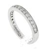 Image 8 : Gabriel & Co. 14k Gold.50 ctw Round Pave Diamond Milgrain Wedding Stack Band Rin