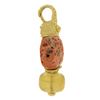 Image 4 : Denise Roberge 22k Yellow Gold Coral w/ Rondelle Citrine Enhancer Pendant