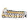 Image 7 : Rolex Ladies Two Tone Quickset White Roman Yellow Gold Diamond And Emerald Bezel