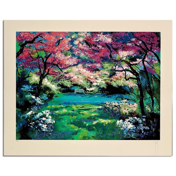 Cherry Blossom Corner by Mark King (1931-2014)
