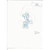 Image 1 : Disney Minnie Mouse original hand drawn art for Parker Bros. Hasbro Crazy 8's card game