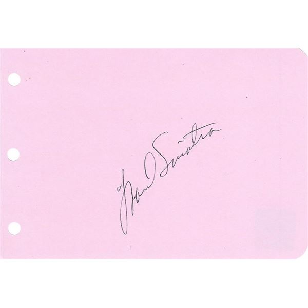 Frank Sinatra autograph