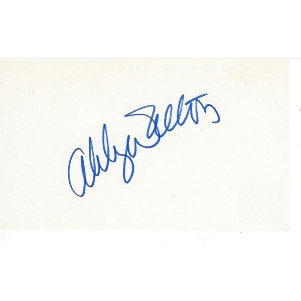 The Joey Bishop Show Abby Dalton original signature