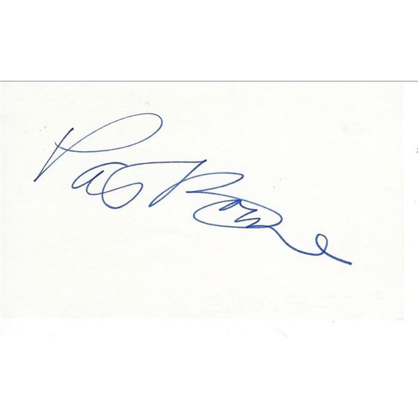 Journey To The Center of The Earth Pat Boone original signature