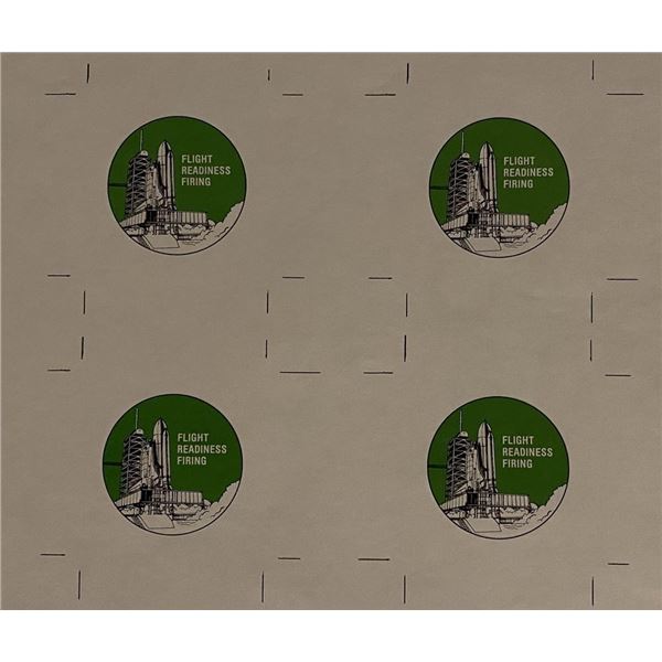 1981 STS-1 KSC 2-20 NASA Kennedy Space Center vintage decal