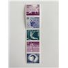 Image 1 : Set of 5 55 cent Swedish winter sports stamps