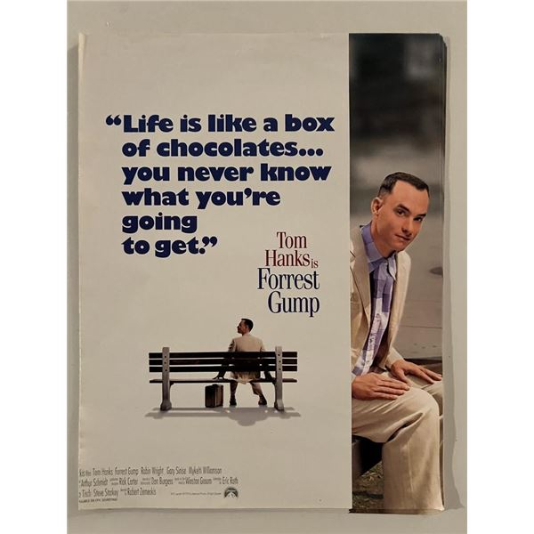Original Forrest Gump Folded Movie Flyer