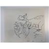 Image 1 : The Flintstones original hand drawn artwork for cartoon