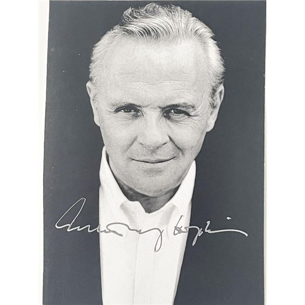 Anthony Hopkins signed photo