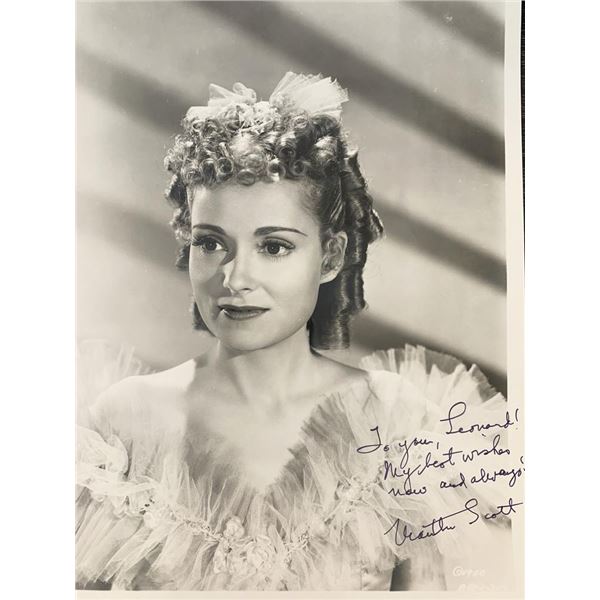 Ben Hur Martha Scott signed photo