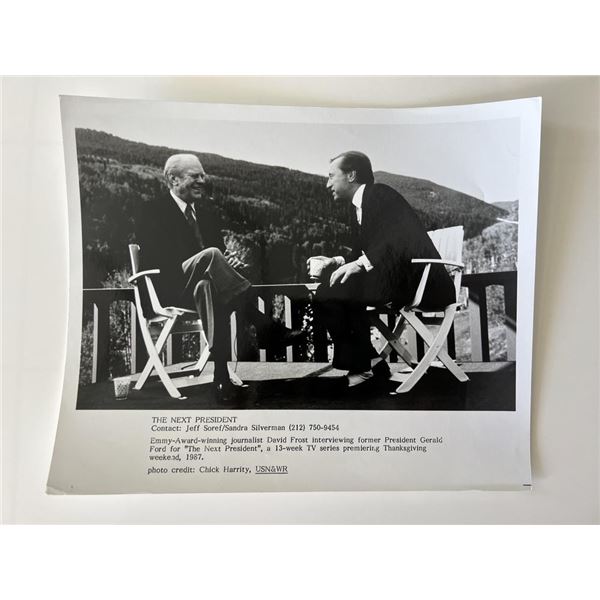 Gerald Ford and David Frost photo