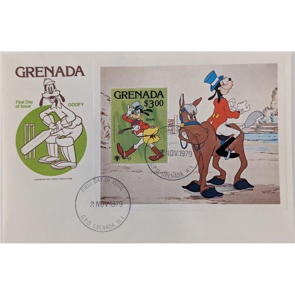 Grenada 1979 Disney's Goofy Commemorative First Day Cover