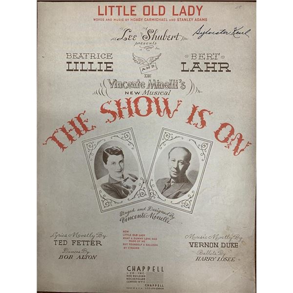 The Show Is On unsigned sheet music