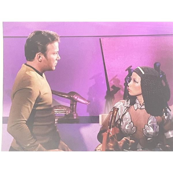 Star Trek William Shatner and France Nuyen unsigned photo