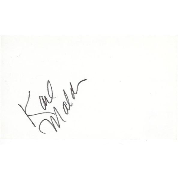 The Streets Of San Francisco Karl Malden original signature