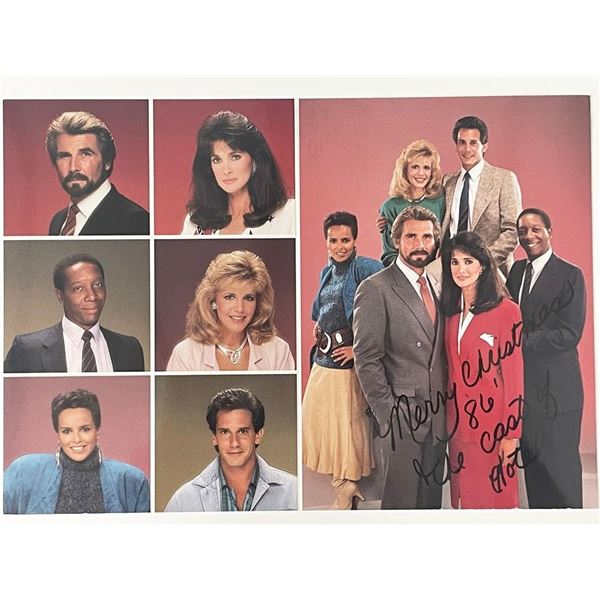 Hotel cast photo card