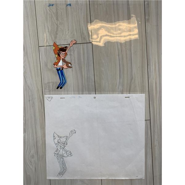 Ace Ventura original artwork and cel