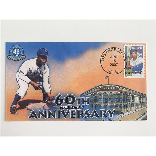 Jackie Robinson 60th Anniversary first day of issue