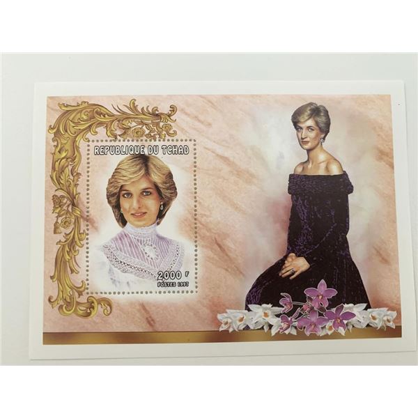 Republique Du Tchad Princess Diana commemorative stamp