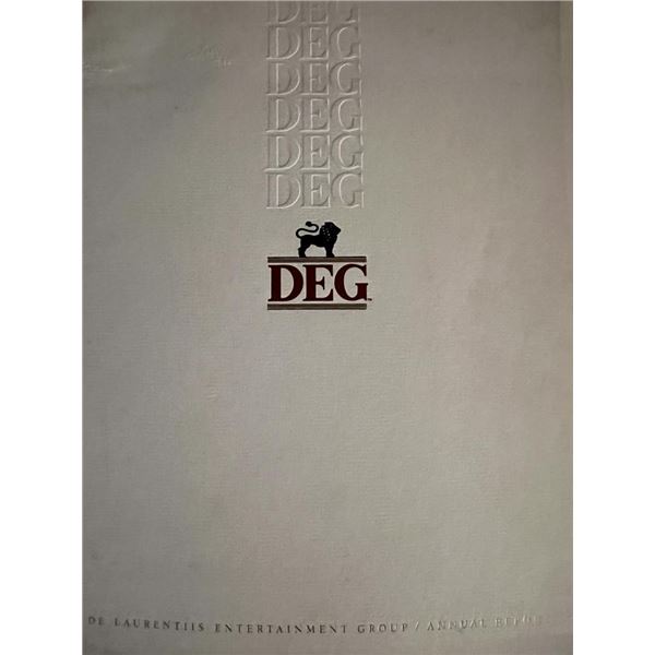 DEG 1986 annual report book