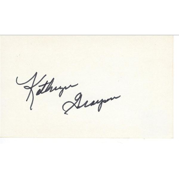 Kiss Me Kate Kathryn Grayson original signature