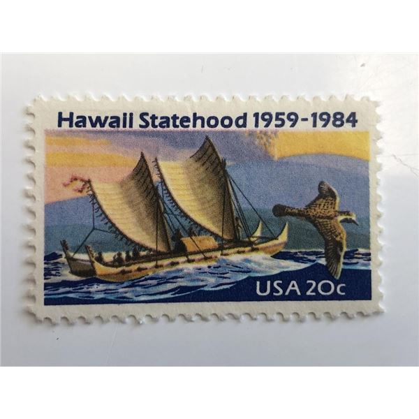 1984 20Â¢ Hawaii Statehood Commemorative Stamp