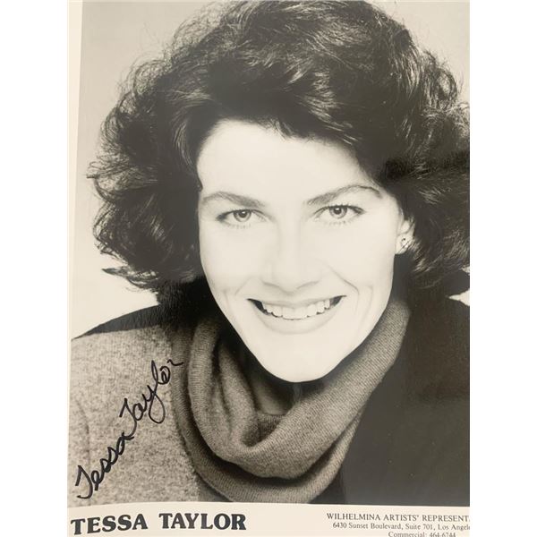 Tessa Taylor signed photo