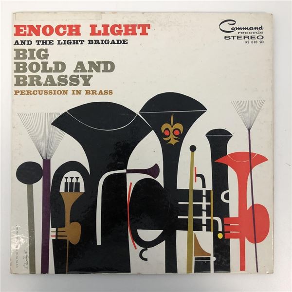 Enoch Light and the Light Brigade Big Bold and Brassy Percusion in Brass Album