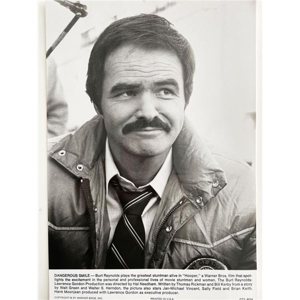 Hooper Burt Reynolds unsigned movie photo