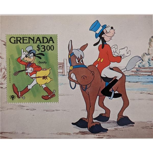 Grenada Disney's Goofy Commemorative Stamp