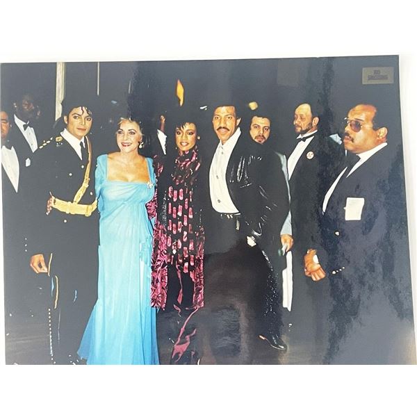 Michael Jackson, Elizabeth Taylor & Lionel Richie photo