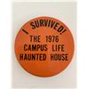 Image 1 : I survived the 1976 campus life haunted house vintage pin